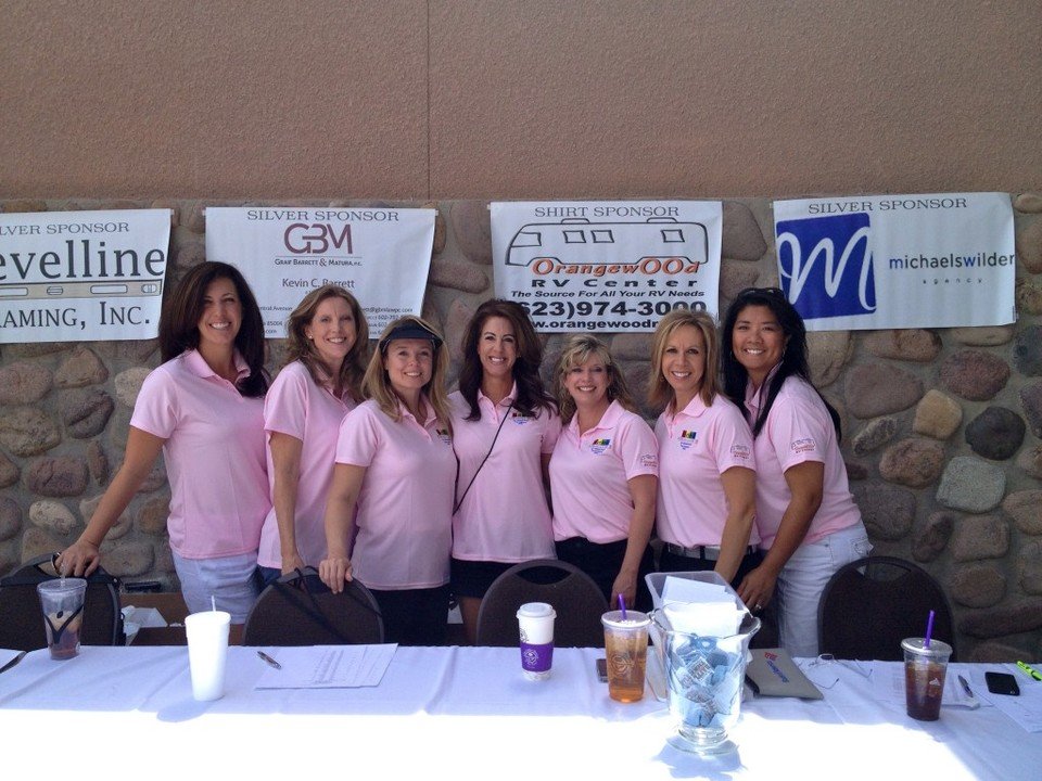 1st Annual Golf tournament: Registration table