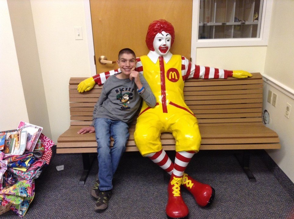 Max staying at Ronald McDonald House