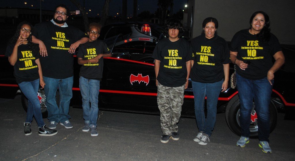 Sa’Preeme and family visit the Bat Cave