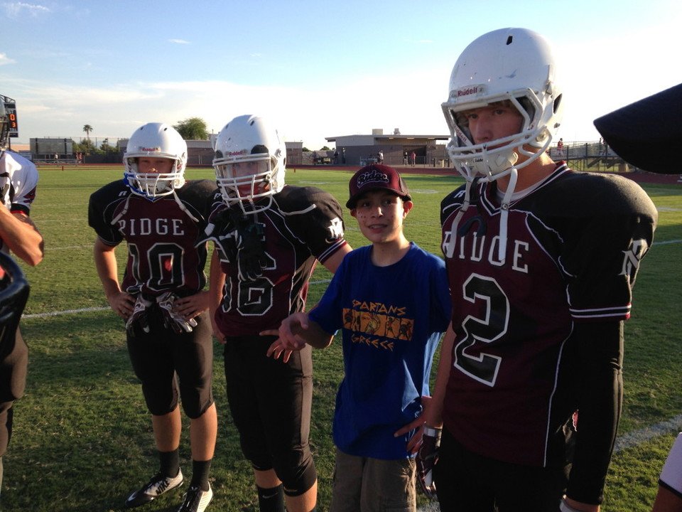 Max is “Honorary Capt” for Mtn Ridge