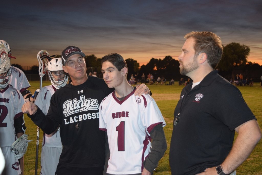 Max honored at Mountain Ridge lacrosse game