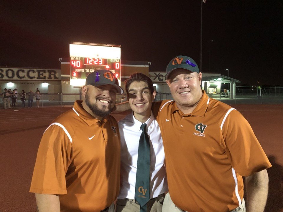 Great seeing Max and meeting the Campo Verde football coaching staff!  GO CV!!