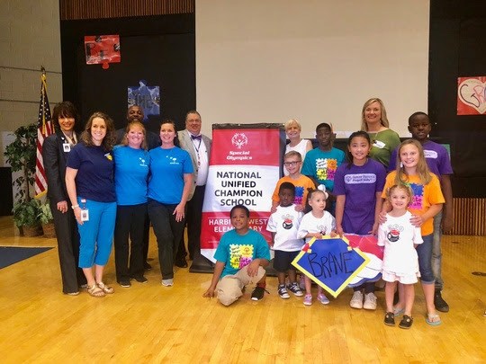 Project Au-Some receives National Champion School Banner status from Special Olympics