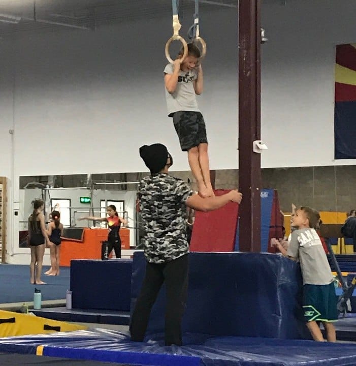 Great to have Weston back in gymnastics!  GO Weston!