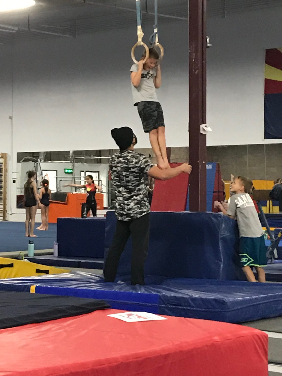 Great to have Weston back in gymnastics! GO Weston! Kids Playing for Kids