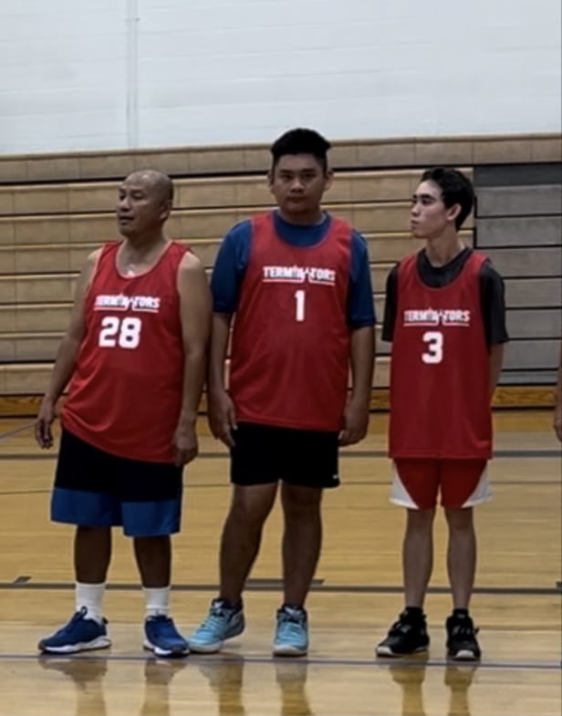 Congrats to Dyllan (#1) for medalling in basketball at Special Olympics event.  GO Dyllan!