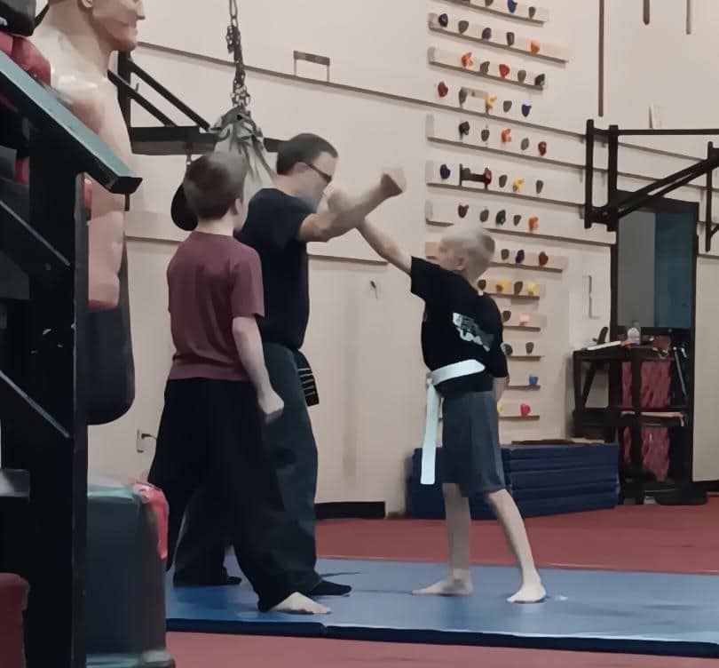 Brendan & Kai are enjoying Karate!  GO Brendan & Kai!