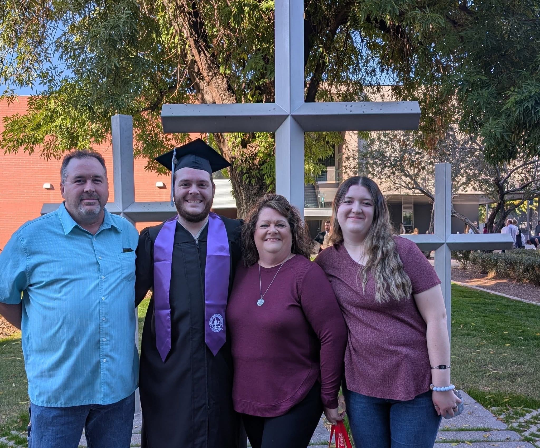 Congrats Tyler!  Graduated from GCU with a Bachelor of Science in Educational Studies, Magna Cum Laude!  GO Tyler!